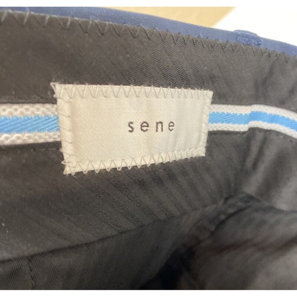 Sene Slacks Dress Pants Men's 40x28 (42x29) Custom Made Flextech Stretch Navy - Picture 10 of 14